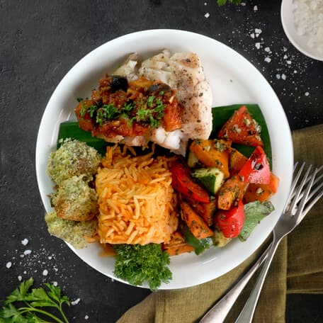 Mediterranean Baked Fish